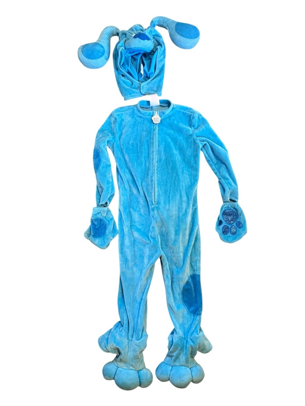 Toddler Blues Clues Halloween costume with hood EUC Size 2T